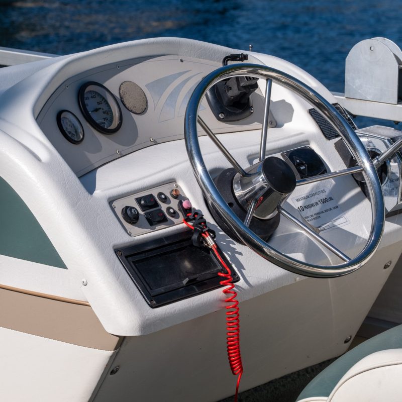 console of a boat