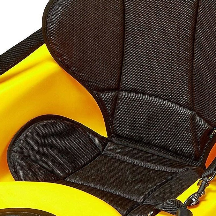 a close up of a leather chair