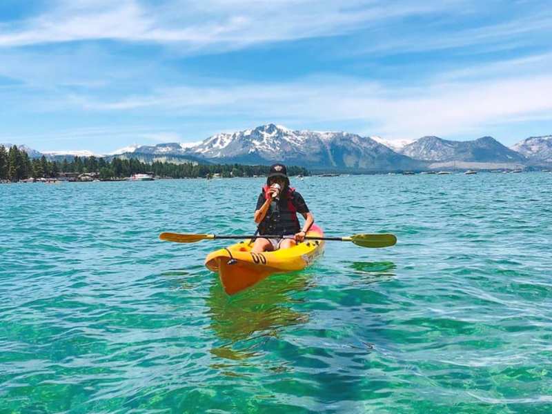 a small boat in a body of water